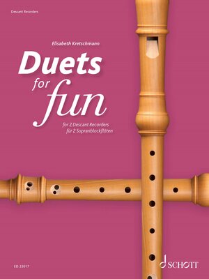 cover image of Duets for Fun for 2 Descant Recorder